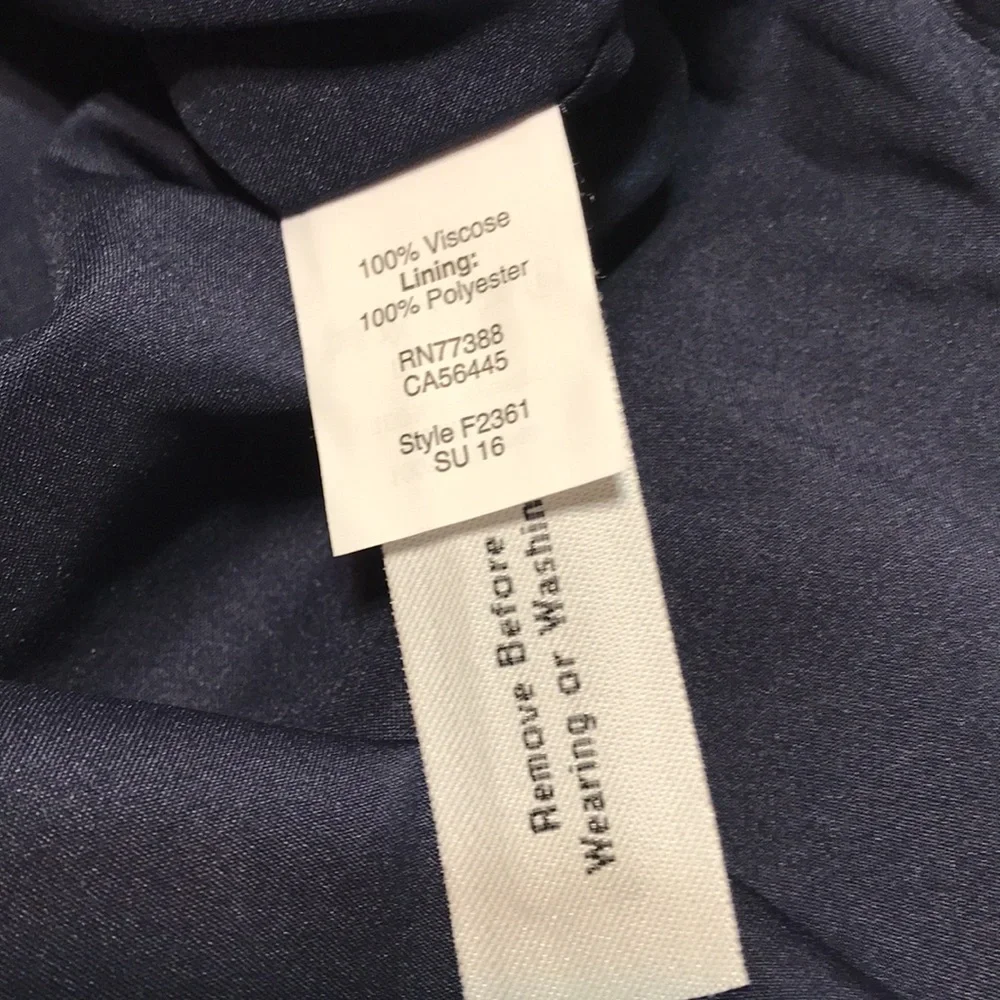 Madewell fully lined maxi dress with elastic waist and side slits. New! - Picture 9 of 10